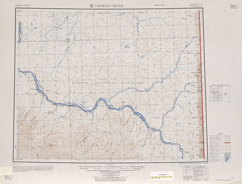 Area around Charley River in the United States