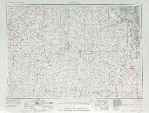 Area around Newcastle in the United States