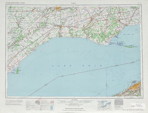 Area around Erie in the United States