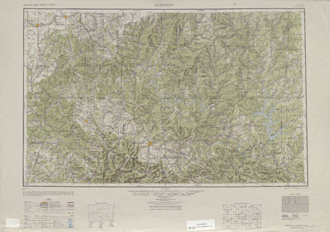 Región alrededor de Harrison en Estados Unidos