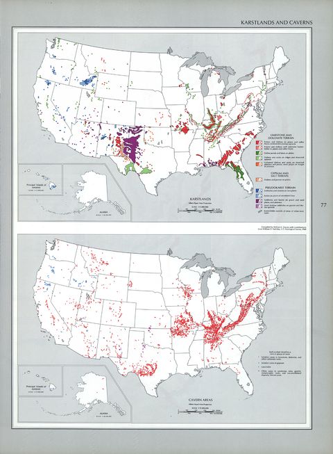 United States Karstlands and Caverns