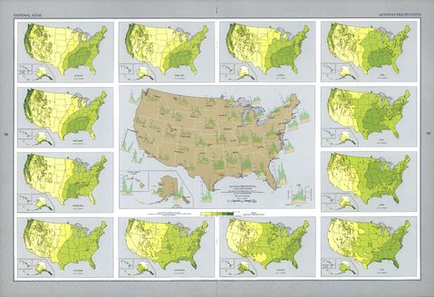 Precipitaciones Mensuales de Estados Unidos
