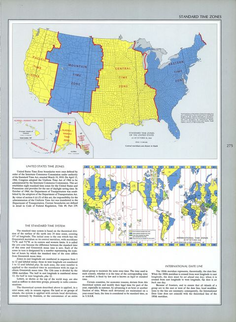 United States Standard Time Zones