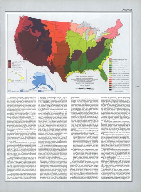 United States Land Use per Region