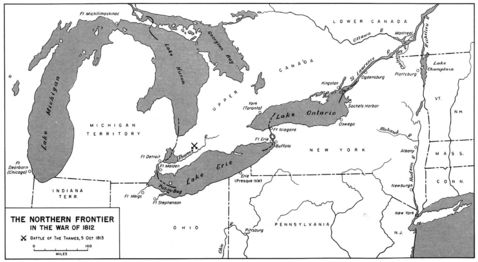 Frontera Norte en la Guerra Anglo-Estadounidense de 1812