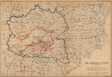 Cherokee Country 1897 -  98