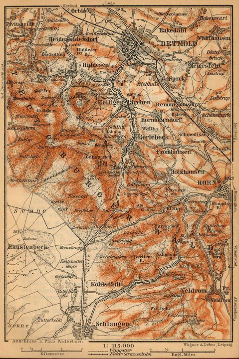 Teutoburg Forest 1910