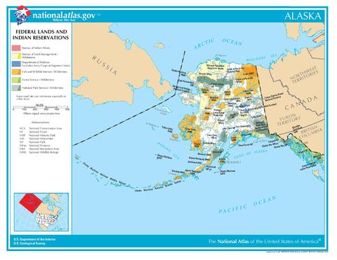 Alaska Federal Lands and Indian Reservations, United States