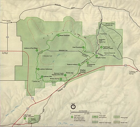 Parque Militar Nacional de Pea Ridge, Arkansas