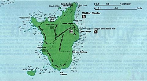 Isla Santa Barbara, Parque nacional Islas del Canal