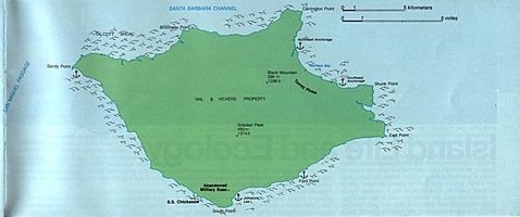 Isla Santa Rosa, Parque nacional Islas del Canal