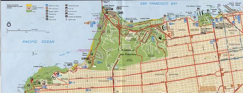 Map of Golden Gate National Recreation Area (North)