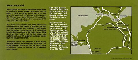 John Muir National Historic Site Area