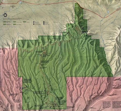Mesa Verde National Park Map