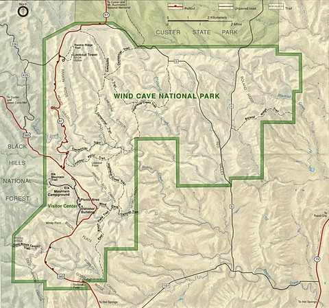 Wind Cave National Park Ma