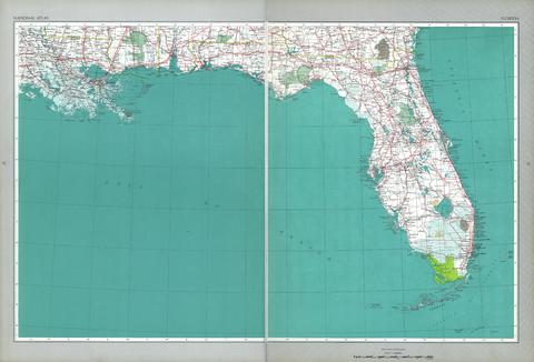 Florida State Map, United States