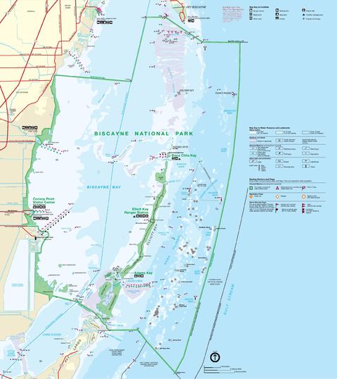 Biscayne National Park Map