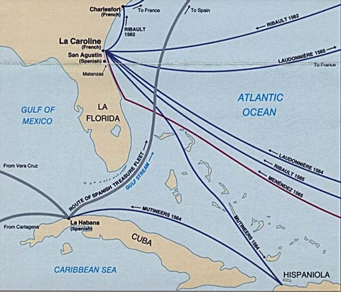 Rutas marítimas históricas de Florida