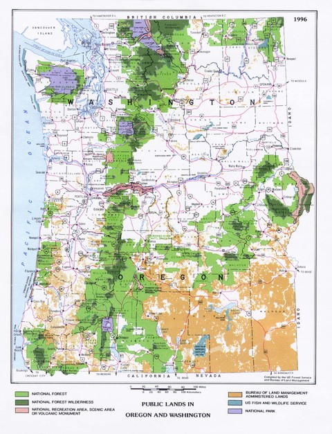 Tierras Públicas en Oregón y Washington