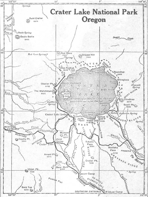 Parque nacional del Lago del Cráter 1917