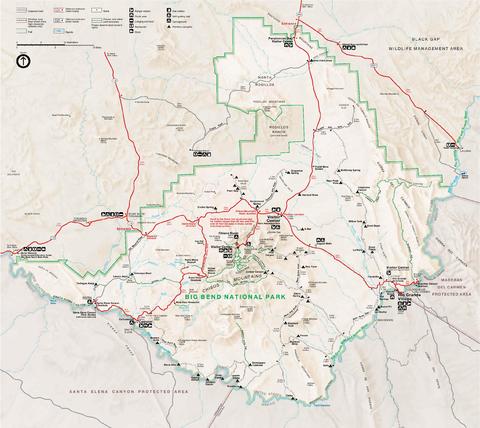 Big Bend National Park Map
