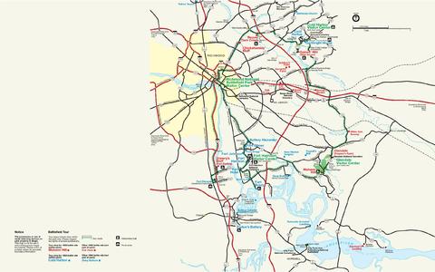 Richmond National Battlefield Park Map
