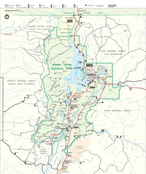 Grand Teton National Park Map