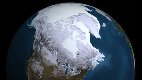 Maximum extent of Arctic winter sea ice 