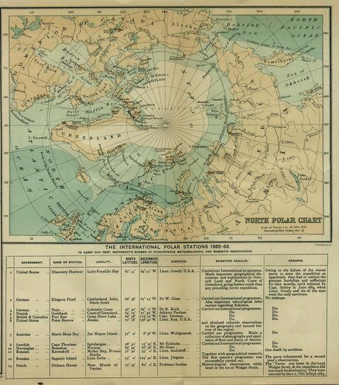 North Pole map 1885