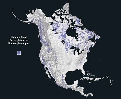 Plutonic rocks of North America 