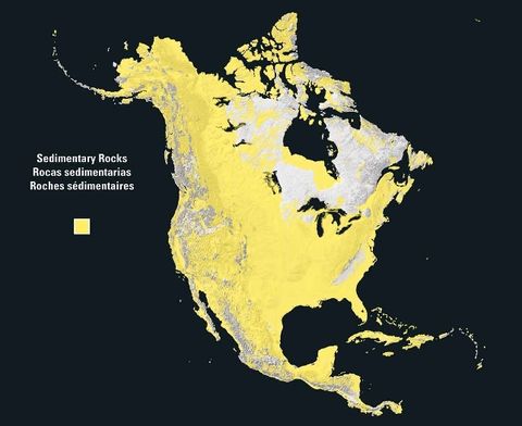 Sedimentary rocks of North America 