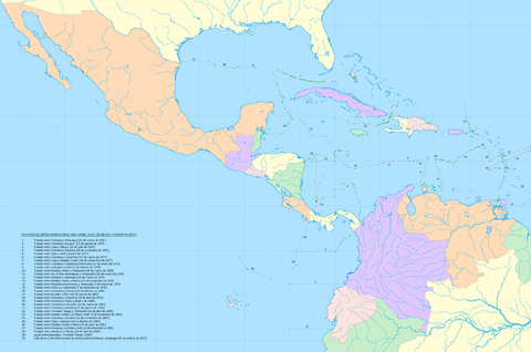 Maritime Boundaries in the Caribbean and Gulf of Mexico 