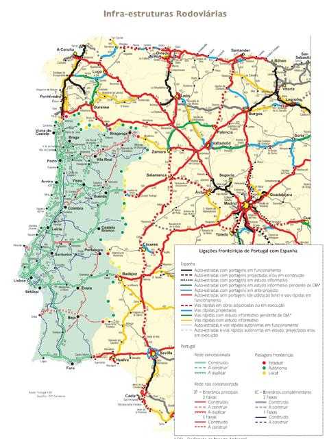Portugal Road Map