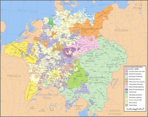 Holy Roman Empire in 1648