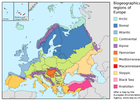Regiones biogeográficas de Europa
