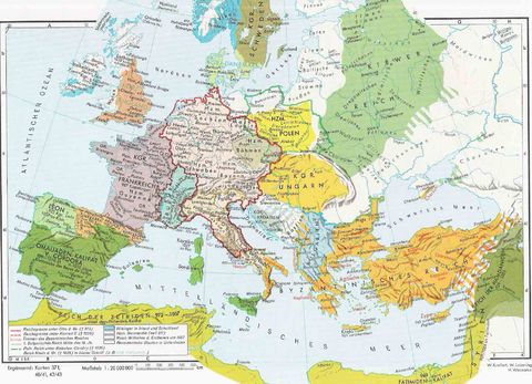 Europe in the Middle Ages 900-1000