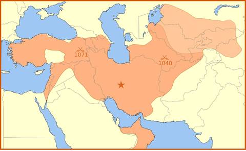 The Great Seljuk Empire in 1092