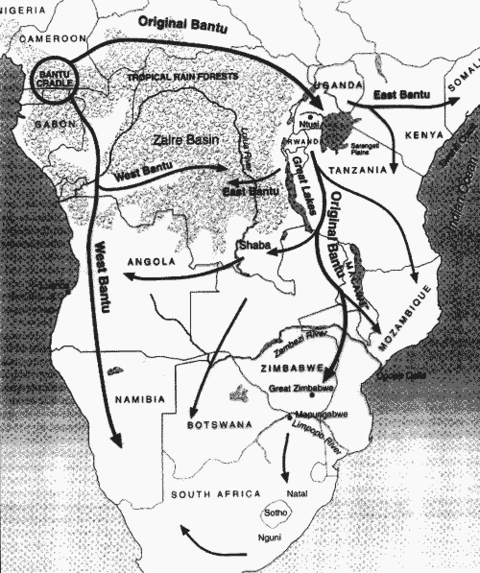 The Bantu expansion 3000-400 BC