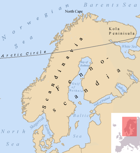 Scandinavia, Fennoscandia, and the Kola Peninsula