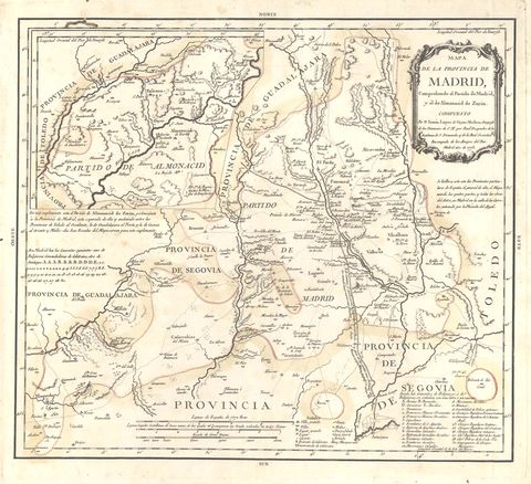 Provincia de Madrid 1773 Provincia de Madrid 1773