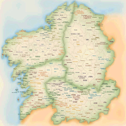 Concellos y comarcas de Galicia Concellos y comarcas de Galicia