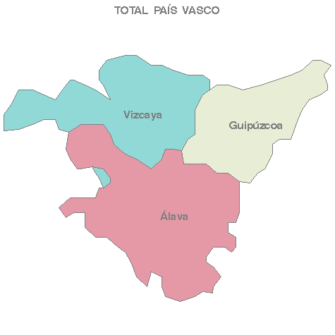 The provinces of the Basque Country