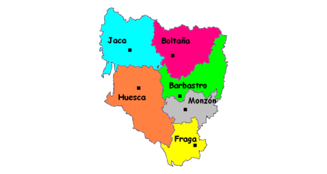 Judicial Parties of the Province of Huesca 2006