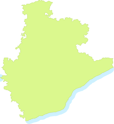 Mapa mudo de la Provincia de Barcelona