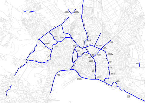Bike routes and paths in Palma de Mallorca
