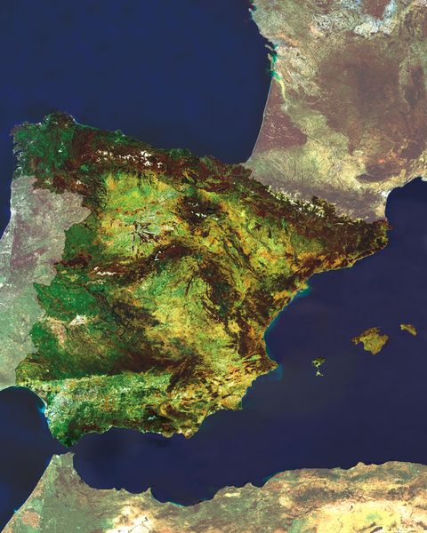 Mapa Satelital de España