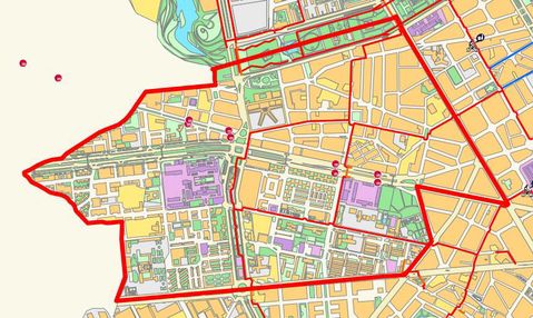 Mapa del distrito de l'Olivereta