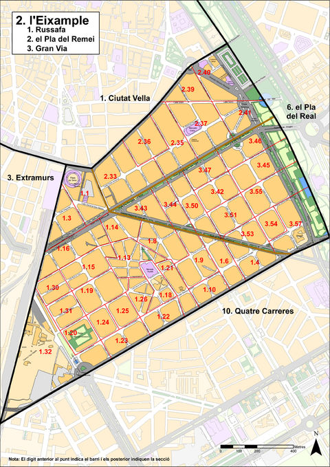 Distrito de l'Eixample, Valencia