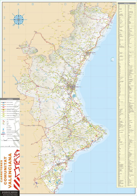 Valencian Community map 2010