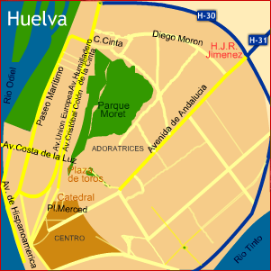 Huelva map 2008
